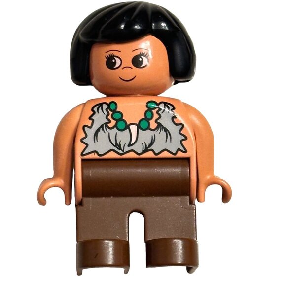 Lego‎ Prehistoric Duplo Cavewoman and Child (Both included) - Picture 2 of 5